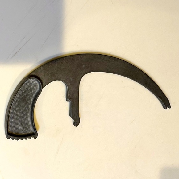 VTG RARE 1950s MH HORNSBY ALUMINUM MEAT BONE SAW HANDLE NO BLADE AARDVARK STYLE - Picture 4 of 4